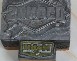 Old, gas station stamp