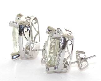 diamond earrings in gold