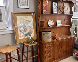 Habersham Plantation Pine Hitch cabinet and sideboard (not shown)