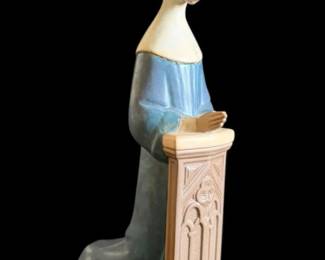 Lladro Meditation Nun Figurine 5502, Retired