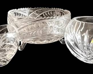Wedgewood, Lenox, More Cut Crystal Glassware