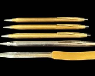 GoldFilled Cross Pens  Letter Opener