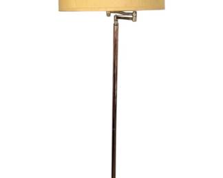 Adjustable Floor Lamp With Brass Finish