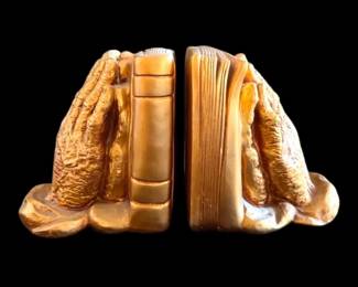 Prayer Hand Bookends