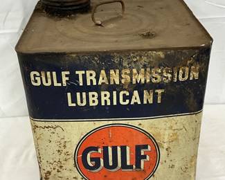 Gulf Trans Lubricant Can