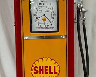 Contemporary Shell Gas Pump