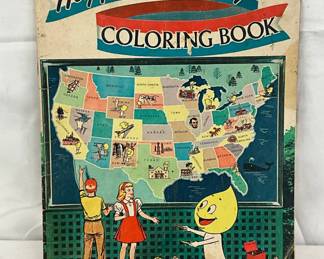 Esso ‘Happy Motoring’ Coloring Book, 9 x 11 in.