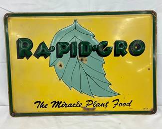 Rapid-Gro Embossed Sign, 20x14 