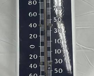 Porcelain Mail Pouch Tobacco Advertising Thermometer, 8×39 Inches