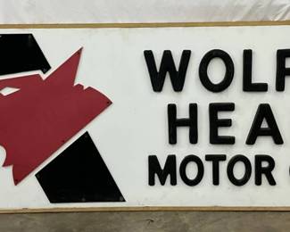 Wolfs Head Motor Oil Emb Plastic