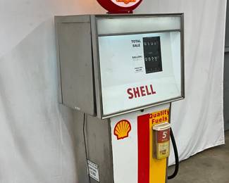 with Shell globe