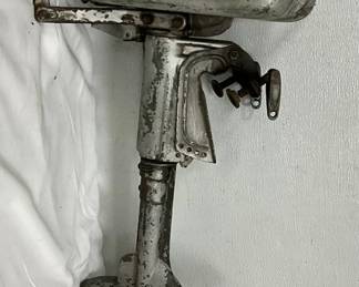 Evinrude Outboard Boat Motor with Metal Housing