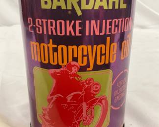 Full 1 Quart Bardahl 2-Stroke Injection Motorcycle Oil Can