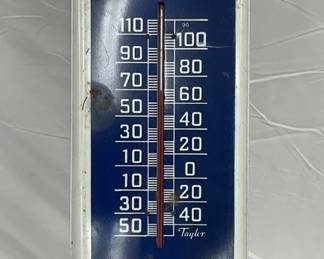 8×39 Mail Pouch Tobacco Metal Advertising Thermometer