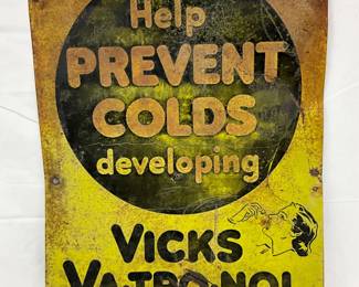 Vicks Va-Tro-Nol Sign, 17x23 