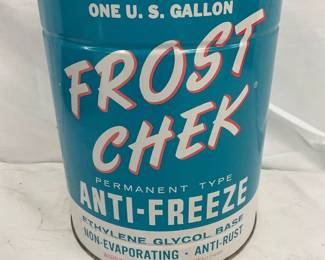 One-Gallon Frost Chek Anti-Freeze Metal Can