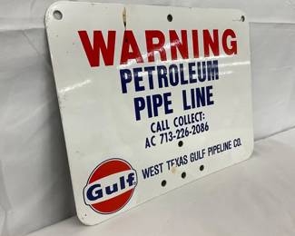 Petroleum Pipeline Sign