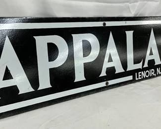 Lenoir, N.C. Porcelain Sign