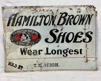 Hamilton Brown Shoes Emb Tin Tacker, 19x14 