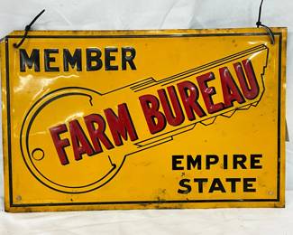 Emb. Farm Bureau Emb Sign, 12x8 