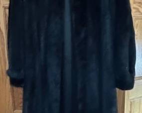 BlackGlam Mink full length fur, size S