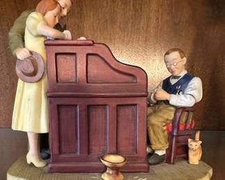 Norman Rockwell  "The Marriage License"