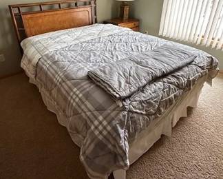 Century Furniture mid-century queen-sized bed.