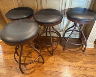 4- 25" high bar/counter stools