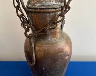 Antique Persian water or oil urn.