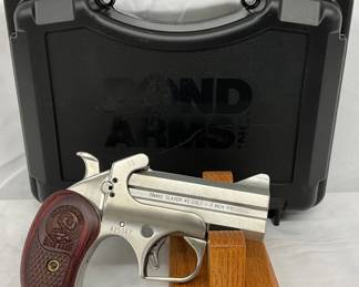NIB Bond Arms Snake Slayer 45/410 Stainless Steel Derringer with Case