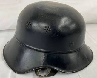 German World War II Steel Helmet with Leather Liner