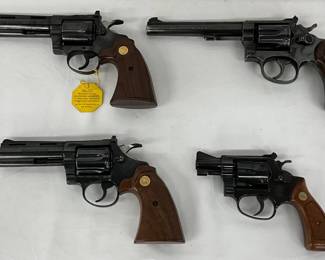 Group Photos:  Colt and Smith & Wesson Models