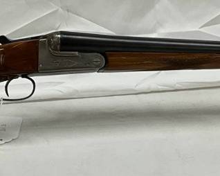Davidson Greensboro NC Model 63B 12-Gauge Double-Barrel Shotgun with Checkered Stock