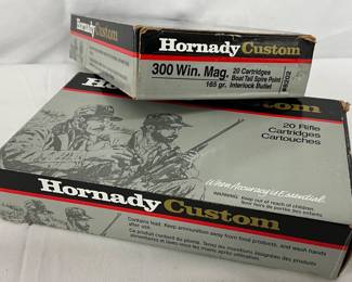 Hornady Custom 300 Win. Mag. 165 Gr. Interlock SP 40 Rounds