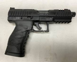 Walther PPQ M2 Tactical 9mm Pistol with Threaded Barrel and Fiber Optic Front Sight