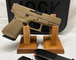 Glock 19 Gen 5 Semi-Automatic Pistol in FDE Finish, 15-Round Capacity by Apollo Custom LLC