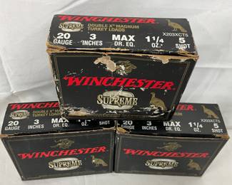 Winchester 20 Gauge 3-Inch Supreme Double X Magnum Turkey Loads (22 Rounds)
