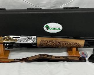 Bear Creek Arsenal 12-Gauge Shotgun with Walnut Stock and 28-Inch Barrel