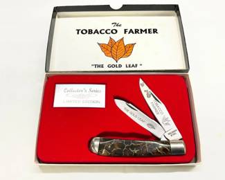 Limited Edition ‘Tobacco Farmer: The Gold Leaf’ Pocket Knife with Box