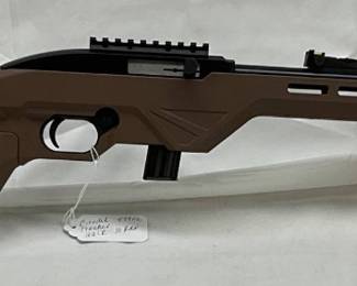 Citadel Tracker 22LR Rifle with Threaded Barrel and Brown Synthetic Stock
