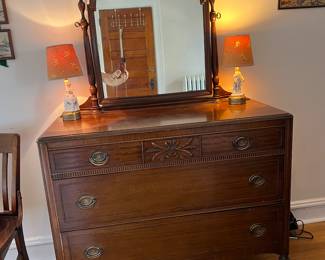 Huntley 3 draw dresser. In excellent condition with original hardware. 46x36x20