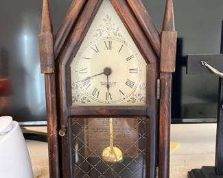 New England clock company steeple clock