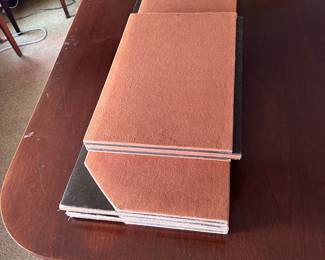 3 piece felt protective cover for table, in excellent well cared for condition.