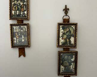 Vintage framed hummel prints