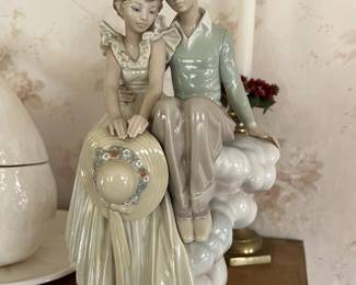 Norman Rockwell "Young Love"  #1409 Lladro, excellent condition, no box, 11.5 inches tall, limited edition one of 5000. 