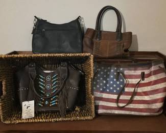 Designer Concealed Carry Patriotic Handbag Collection... Beware of Gun Toten Mamas