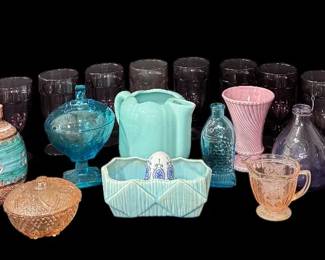 Vintage Collection...Libby Gibraltar Duratuff, Rossini, McCoy What an Estate Find