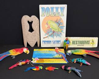 Unique Pollys Parrot Memorabilia