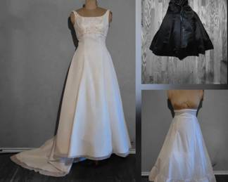 Elegant Ambience Wedding Gown Bill Levkoff Black Evening Dress