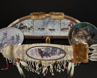 The Majestic Pack Bradford Exchange Limited Edition Wolf Art Collection